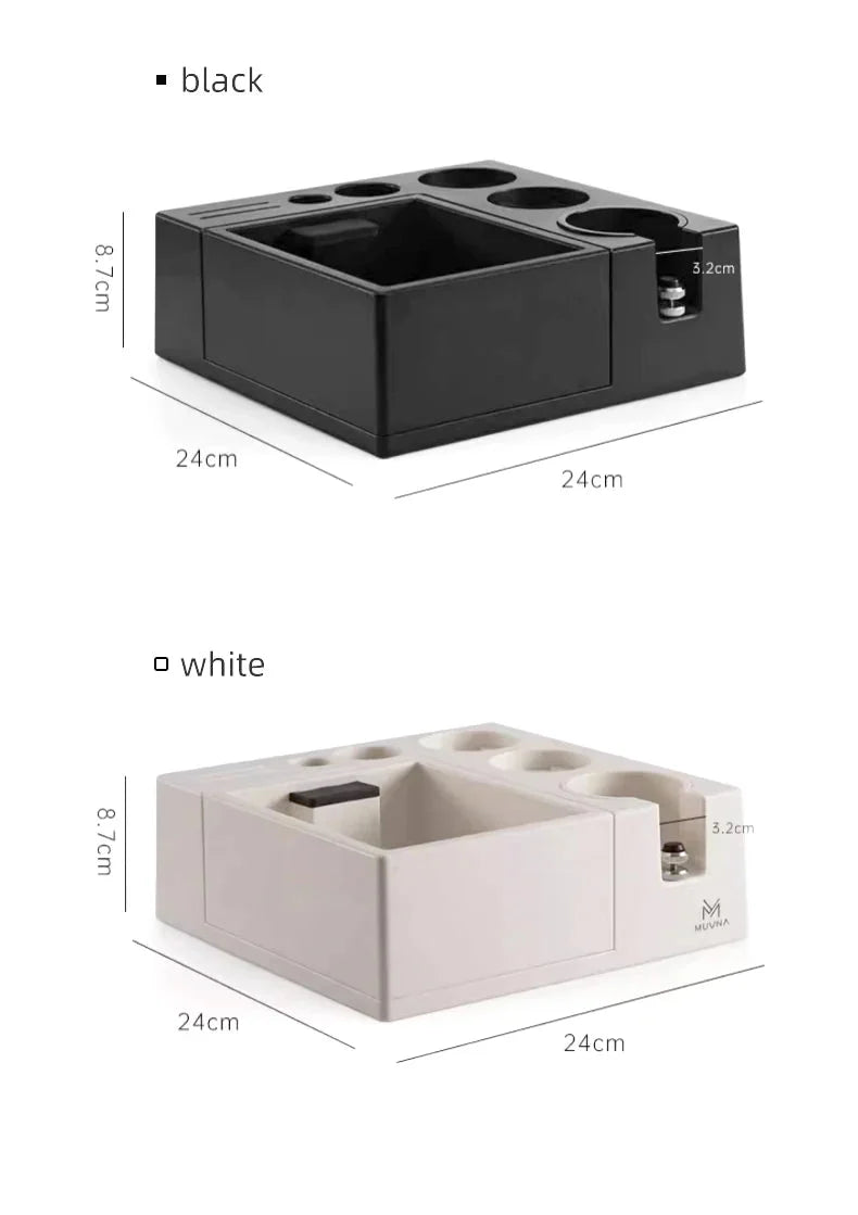 Multifunctional Coffee Tamping Station with Knock Box - Tegulane Global