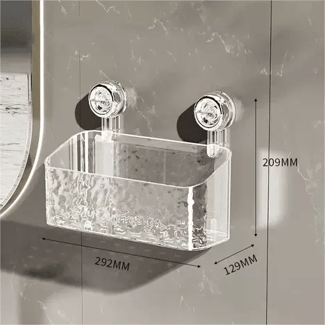No-Drill Wall Storage – Strong Suction Cups for Heavy Bathroom - Tegulane Global