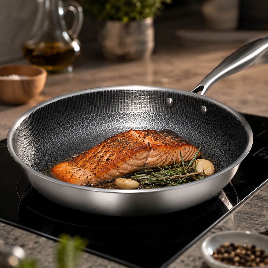 Non-Stick Stainless Steel Frying Pan by Tegulane - Tegulane Global