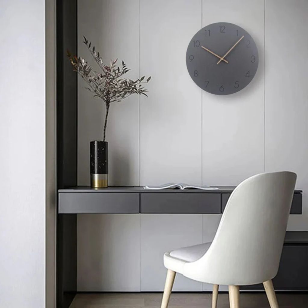 NordClock - Scandinavian Minimalist Wall Clock with Quiet Movement - Tegulane Global