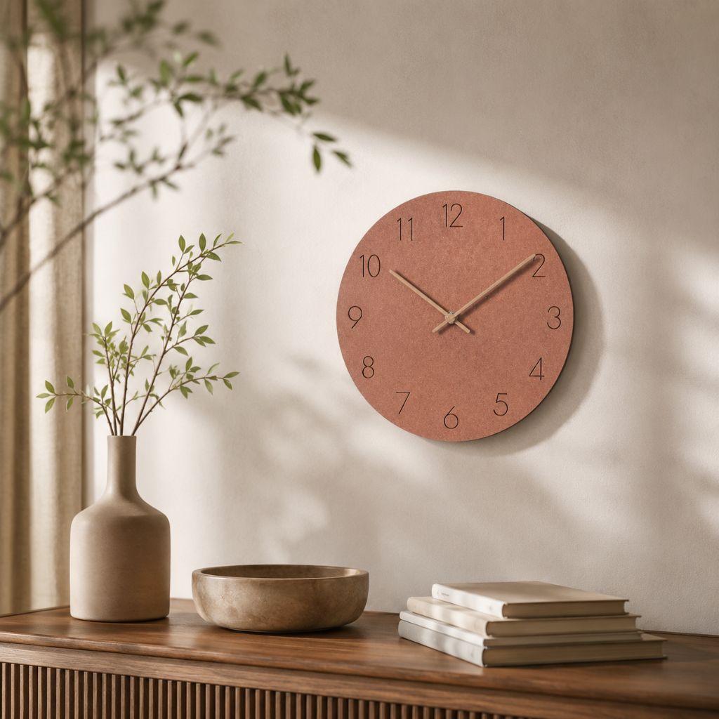 NordClock - Scandinavian Minimalist Wall Clock with Quiet Movement - Tegulane Global