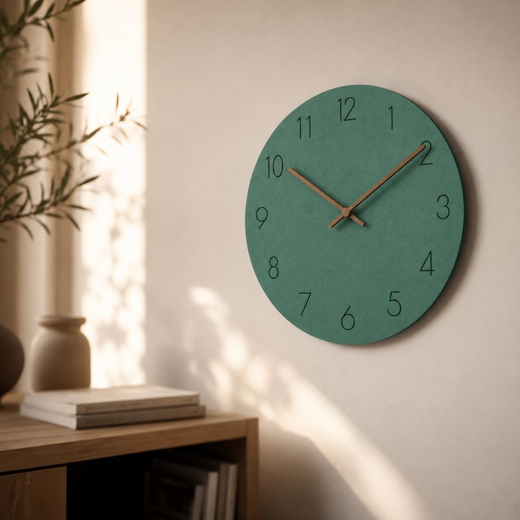 NordClock - Scandinavian Minimalist Wall Clock with Quiet Movement - Tegulane Global