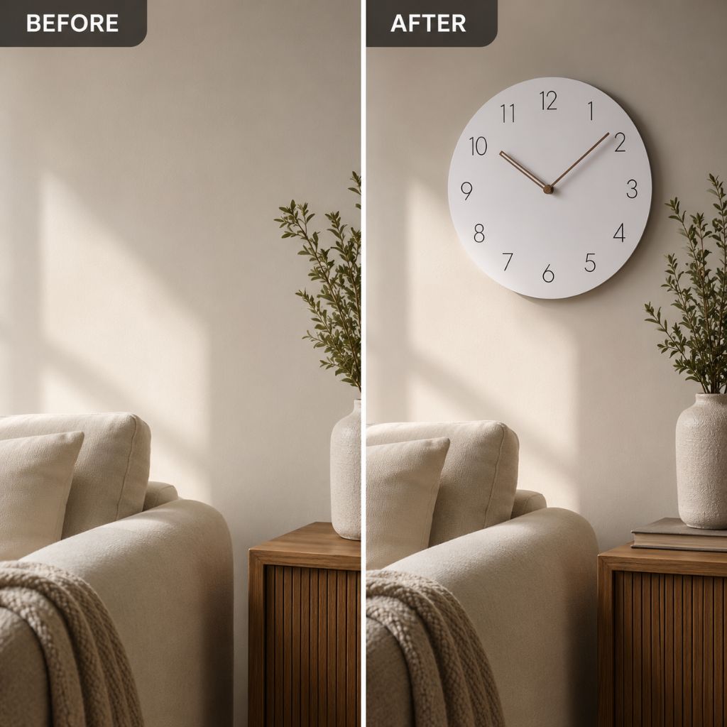 NordClock - Scandinavian Minimalist Wall Clock with Quiet Movement - Tegulane Global