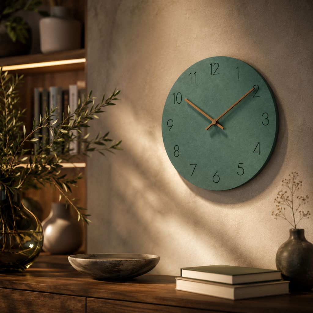 NordClock - Scandinavian Minimalist Wall Clock with Quiet Movement - Tegulane Global