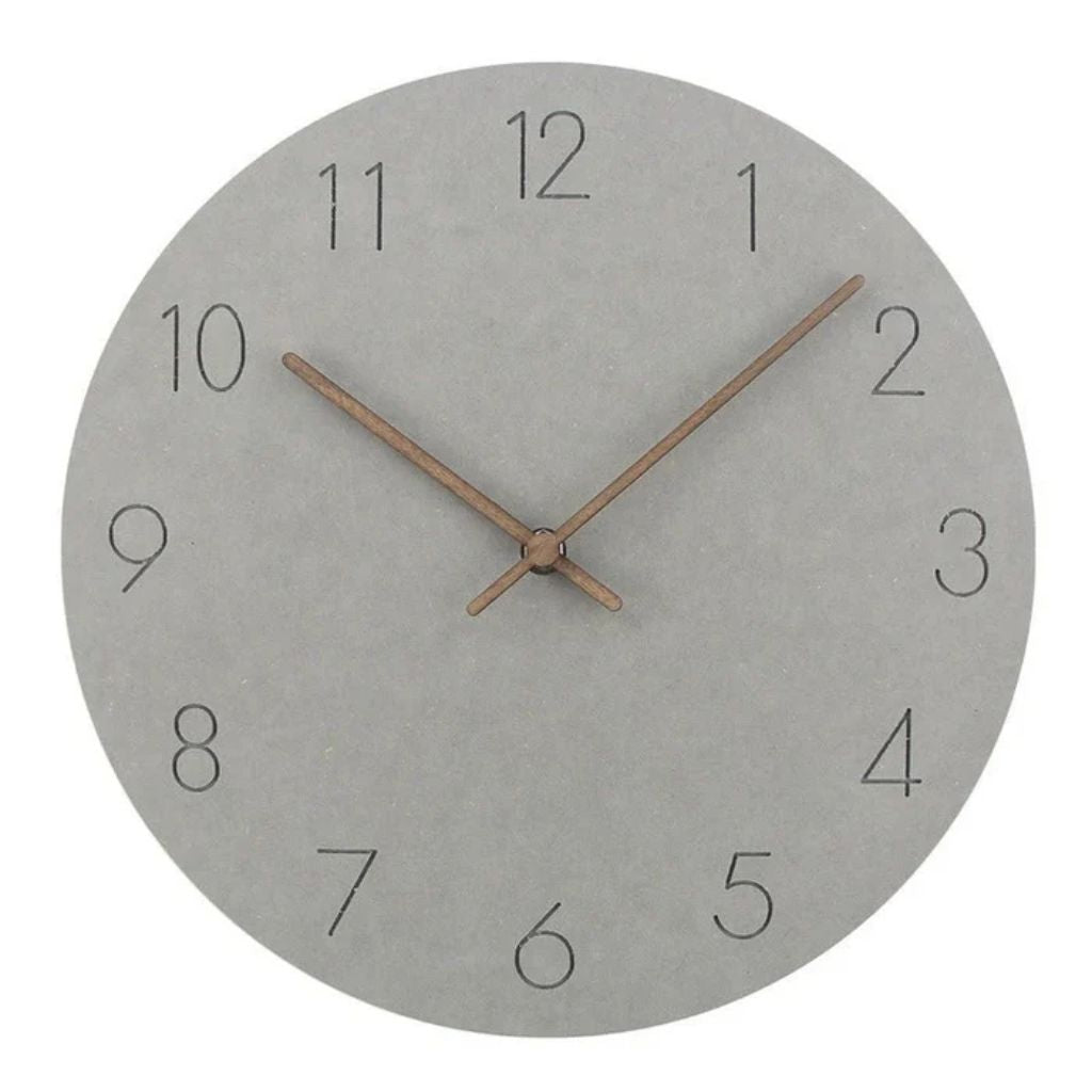NordClock - Scandinavian Minimalist Wall Clock with Quiet Movement - Tegulane Global