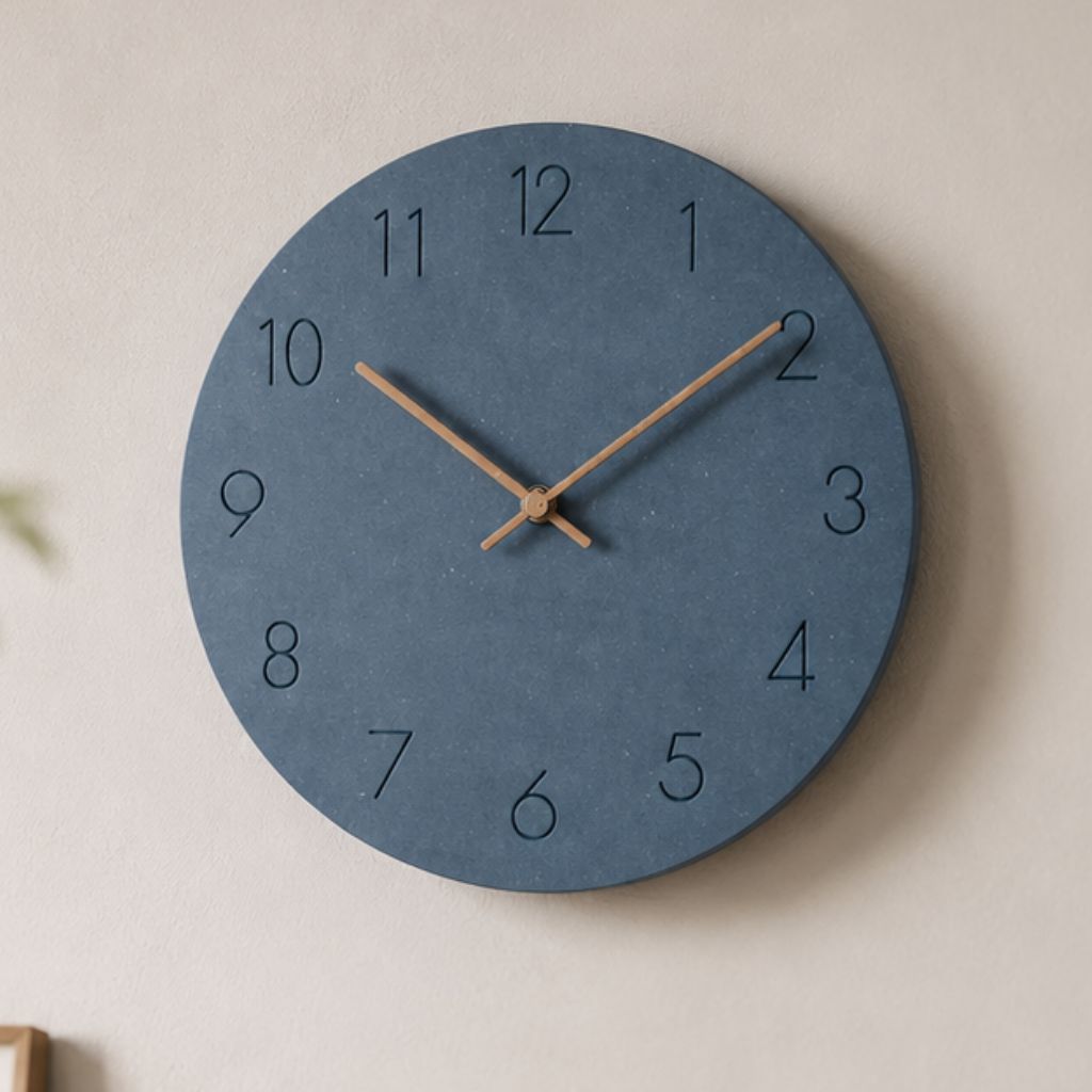 NordClock - Scandinavian Minimalist Wall Clock with Quiet Movement - Tegulane Global