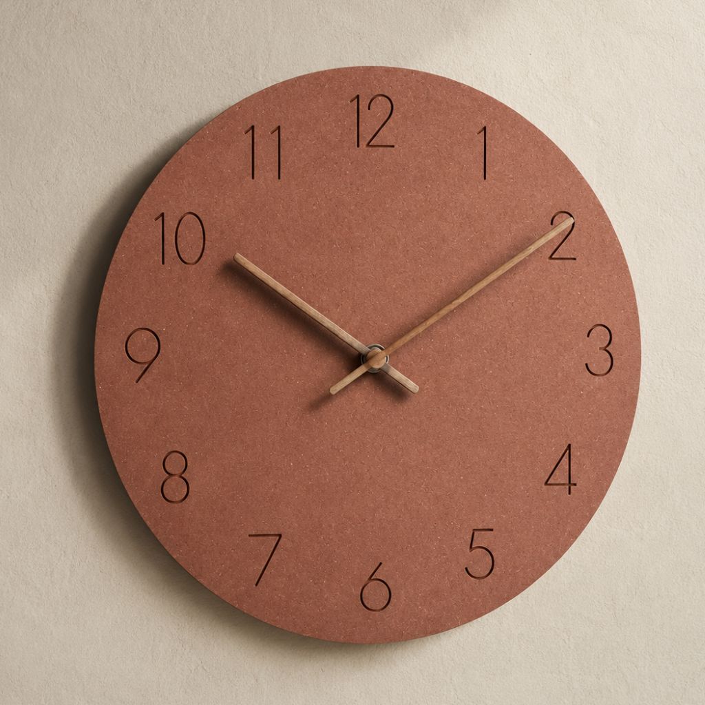NordClock - Scandinavian Minimalist Wall Clock with Quiet Movement - Tegulane Global