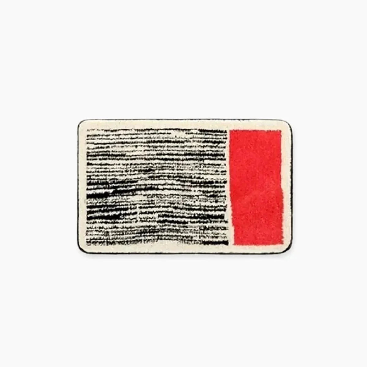 Nordic Abstract Bath Mat – Hand-Crafted - Tegulane Global