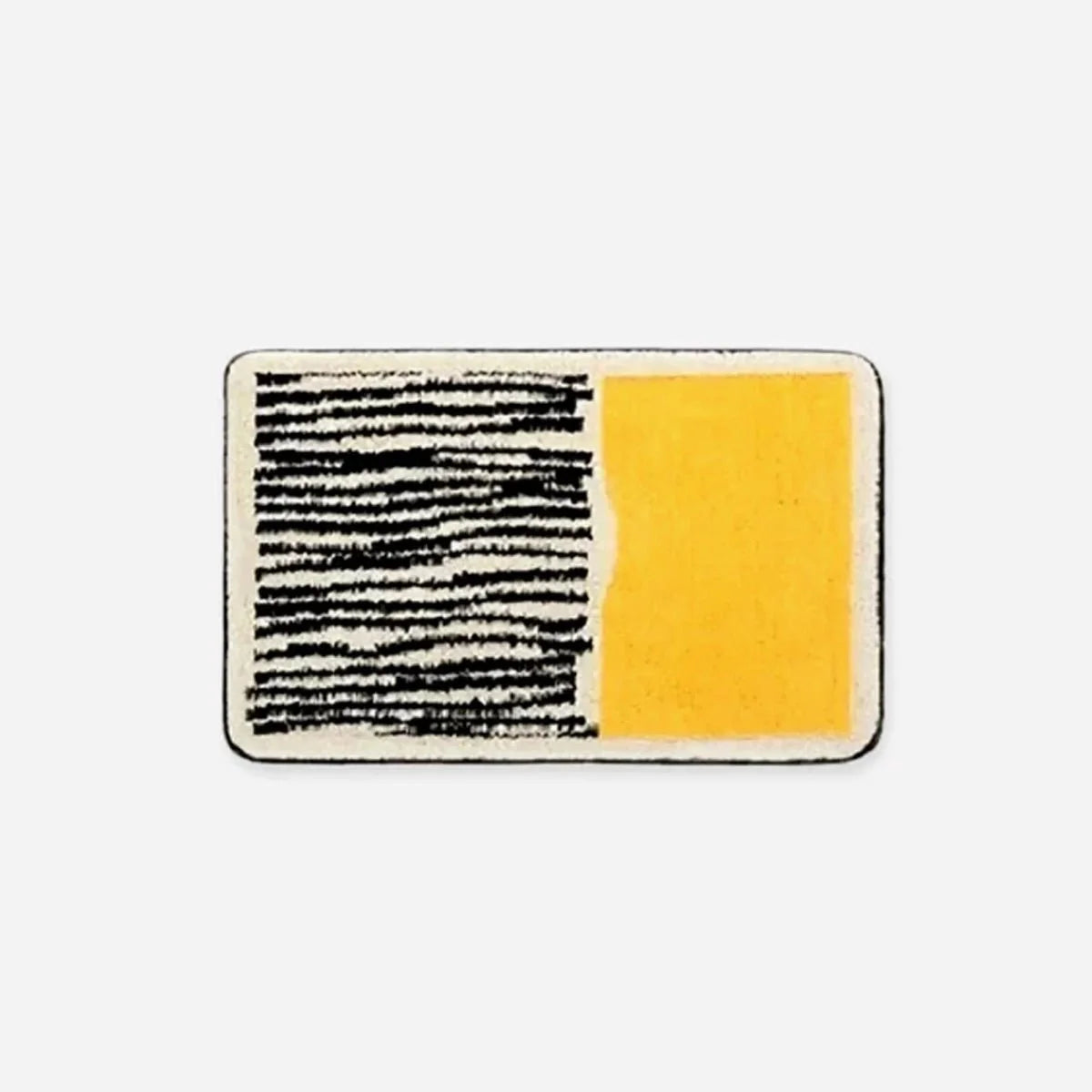 Nordic Abstract Bath Mat – Hand-Crafted - Tegulane Global