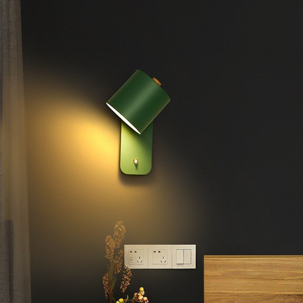 Nordic LED Wall Sconce with Switch - Tegulane Global