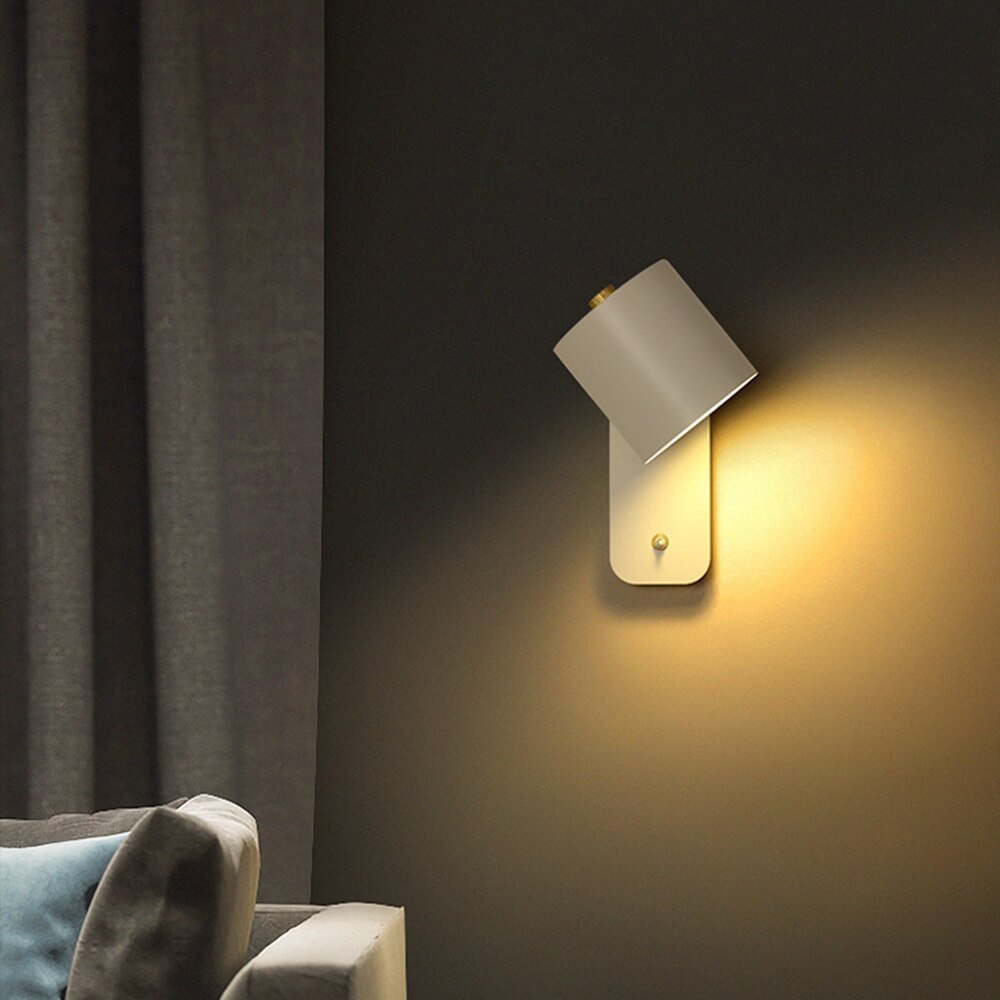 Nordic LED Wall Sconce with Switch - Tegulane Global