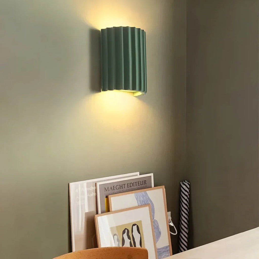 Nordic Minimalist LED Wall Lamp - Macaron Resin - Tegulane Global