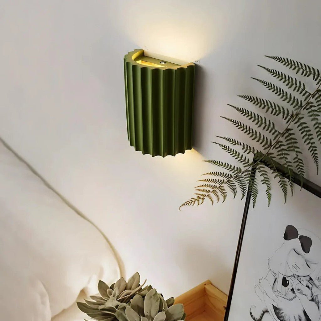 Nordic Minimalist LED Wall Lamp - Macaron Resin - Tegulane Global