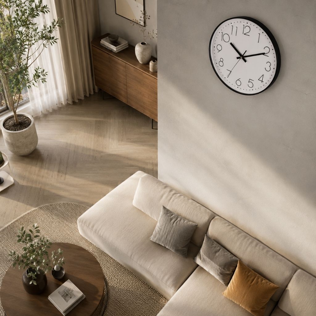 Nordic Minimalist Quartz Wall Clock - Tegulane Global