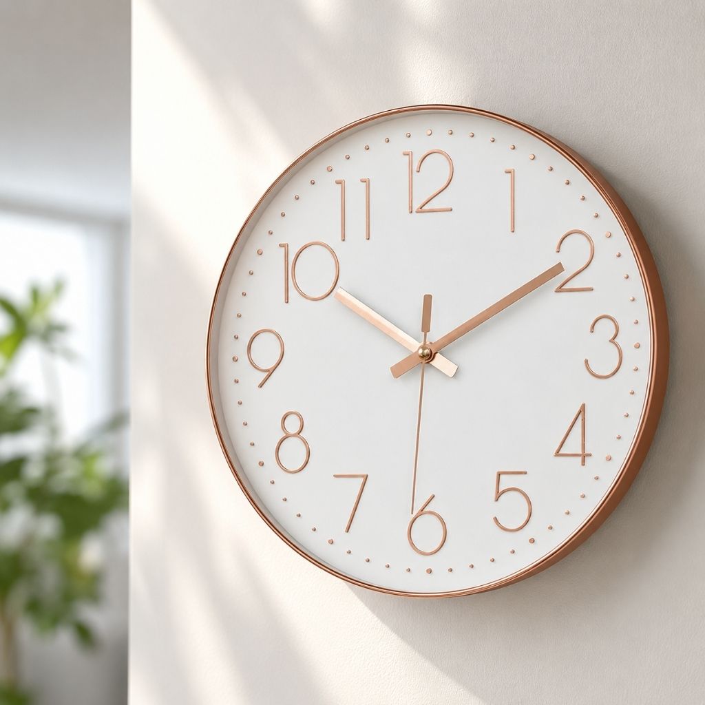 Nordic Minimalist Quartz Wall Clock - Tegulane Global