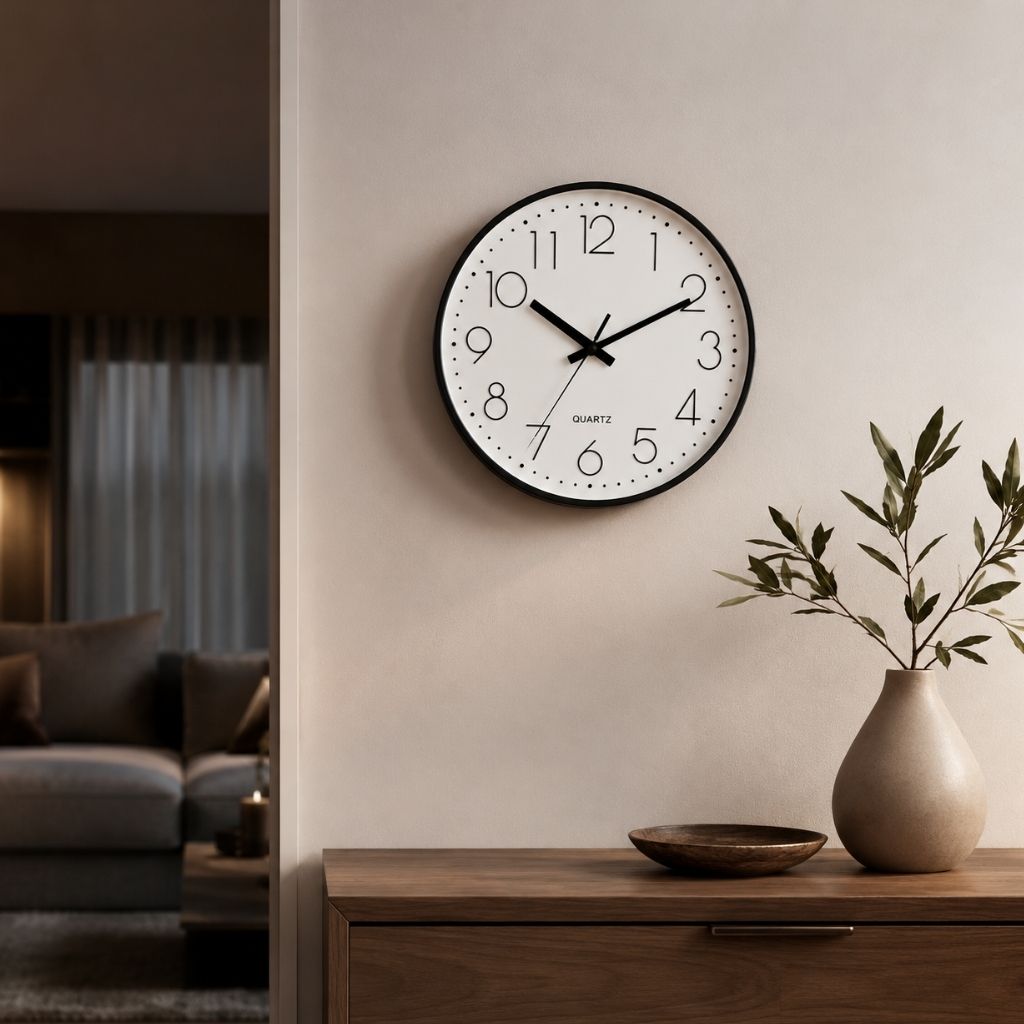 Nordic Minimalist Quartz Wall Clock - Tegulane Global
