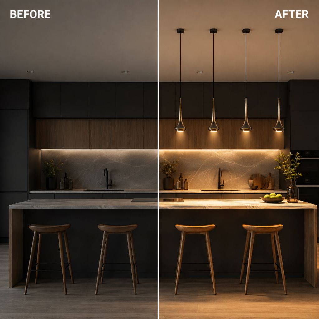 Nordic Water Drop LED Pendant Light - Tegulane Global