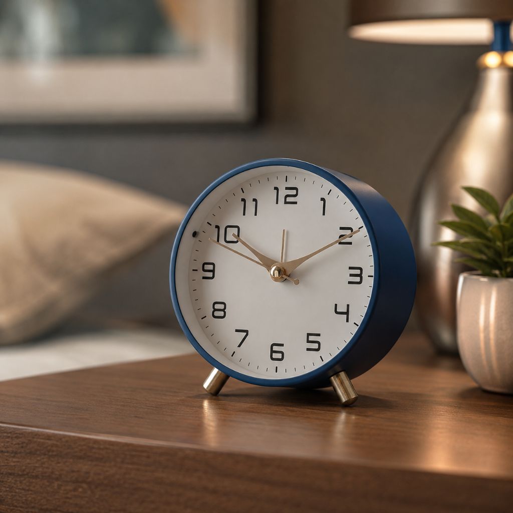 NordTime - Modern Scandinavian Silent Table Clock - Tegulane Global
