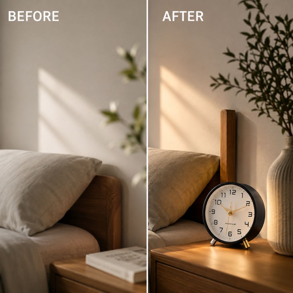 NordTime - Modern Scandinavian Silent Table Clock - Tegulane Global