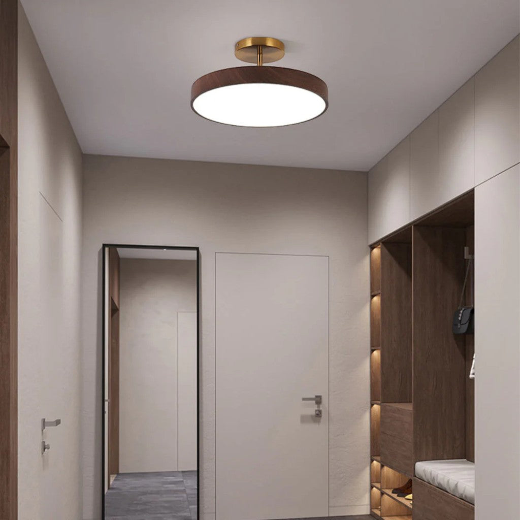 OakLume Nordic Semi Flush Mount Ceiling Light - Tegulane Global