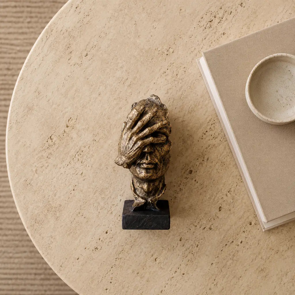 Odin's Faces Nordic-Inspired Resin Sculpture - Tegulane Global
