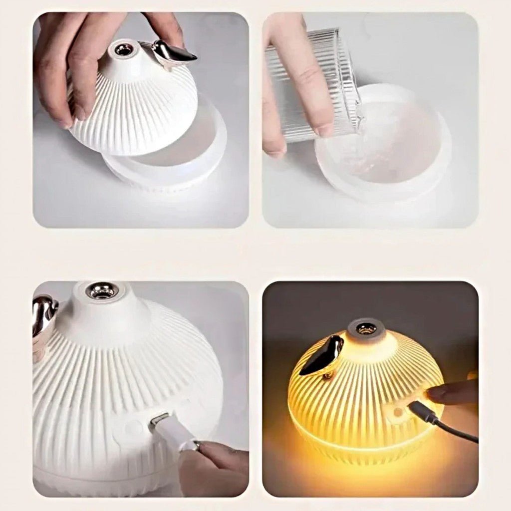 Onion Portable Air Humidifier With LED - Tegulane Global