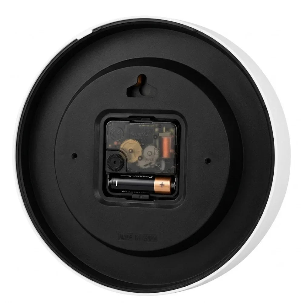 Orange Wall Clock Minimalist Nordic Style - Tegulane Global
