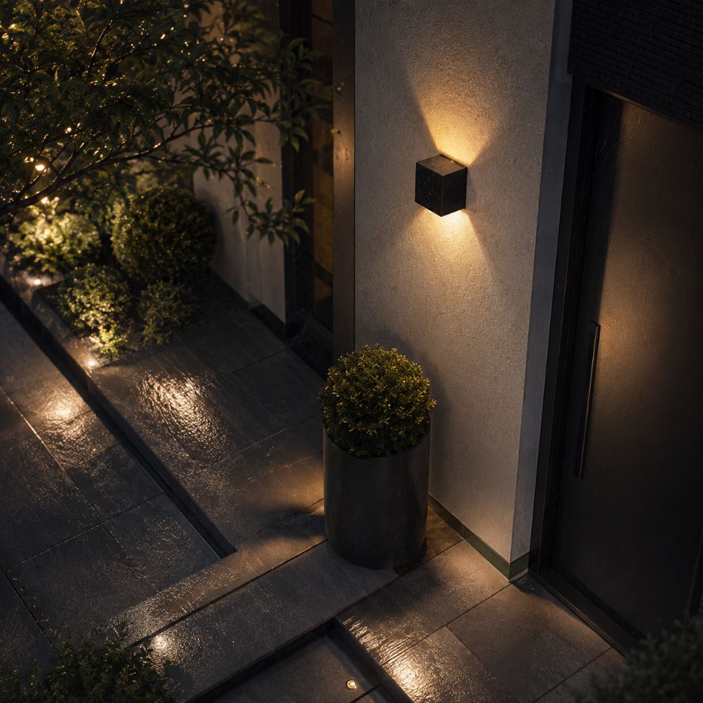 LED Outdoor Wall Light Motion Sensor IP65 Up Down Sconce - Tegulane Global