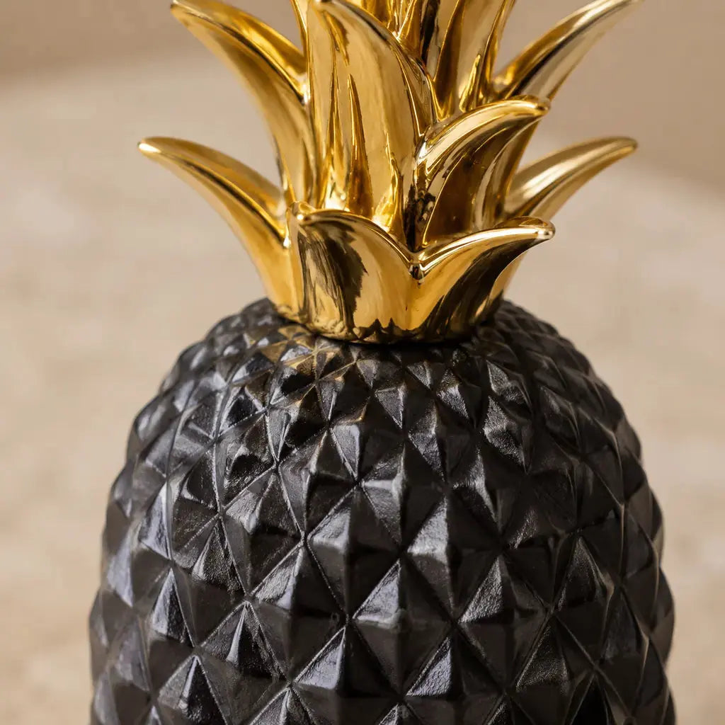 Resin Pineapple Decorative Sculpture - Tegulane Global