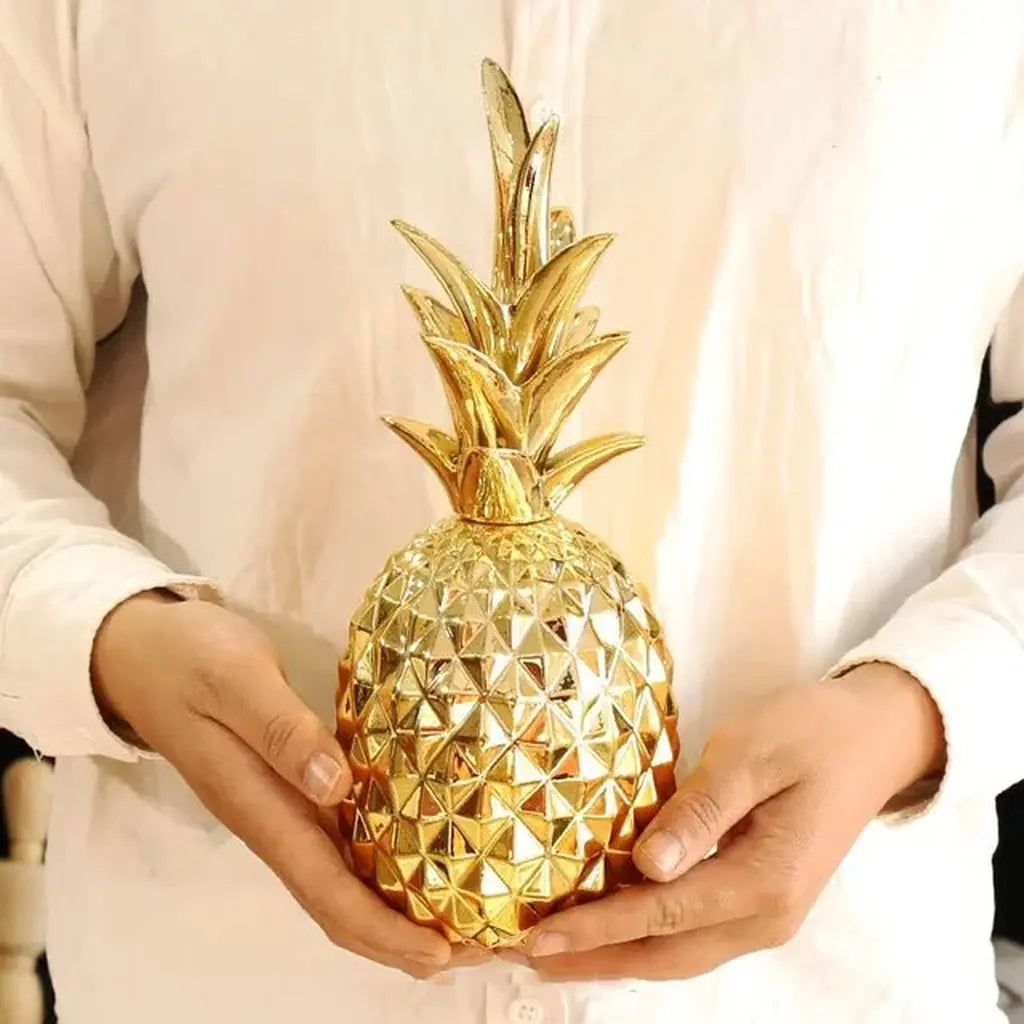 Resin Pineapple Decorative Sculpture - Tegulane Global