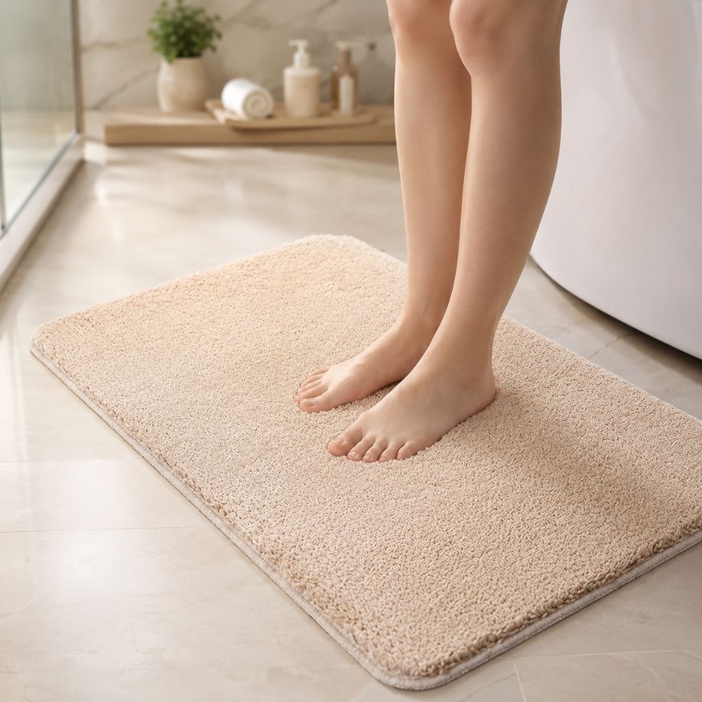 Plush Absorbent Non-Slip Bathroom Mat - Tegulane Global