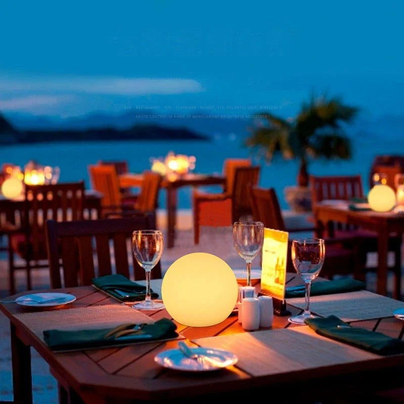 Portable Table Globe Lamp – 16 Color LED - Tegulane Global