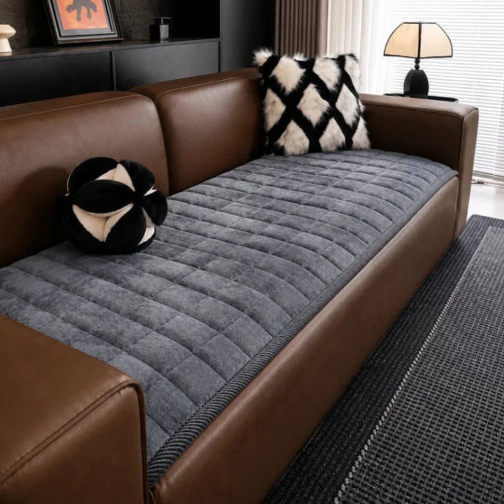 Quilted Sofa Cover Mat – Non-Slip & Pet Scratch Resistant - Tegulane Global