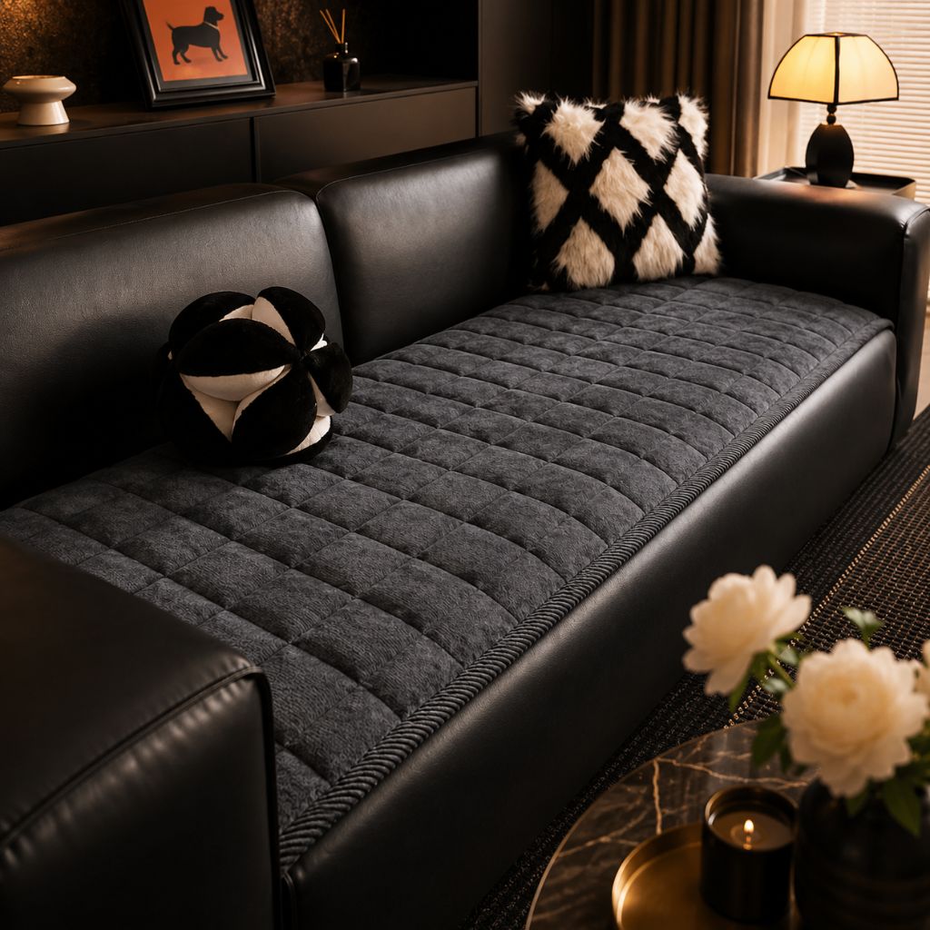 Quilted Sofa Cover Mat – Non-Slip & Pet Scratch Resistant - Tegulane Global