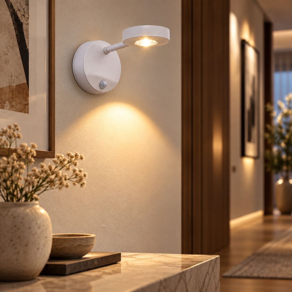 Rechargeable LED Wall Spotlight with Motion Sensor - Tegulane Global