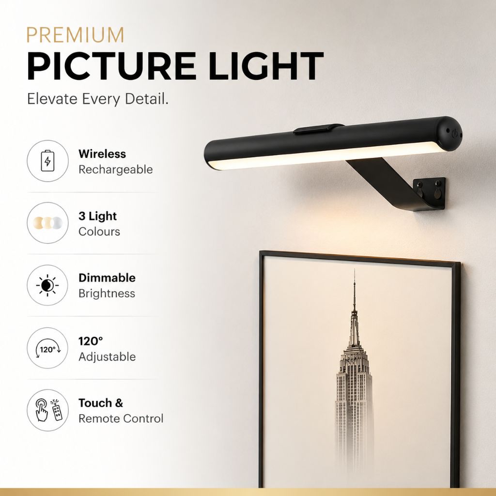 Rechargeable Wireless Picture Light - Tegulane Global