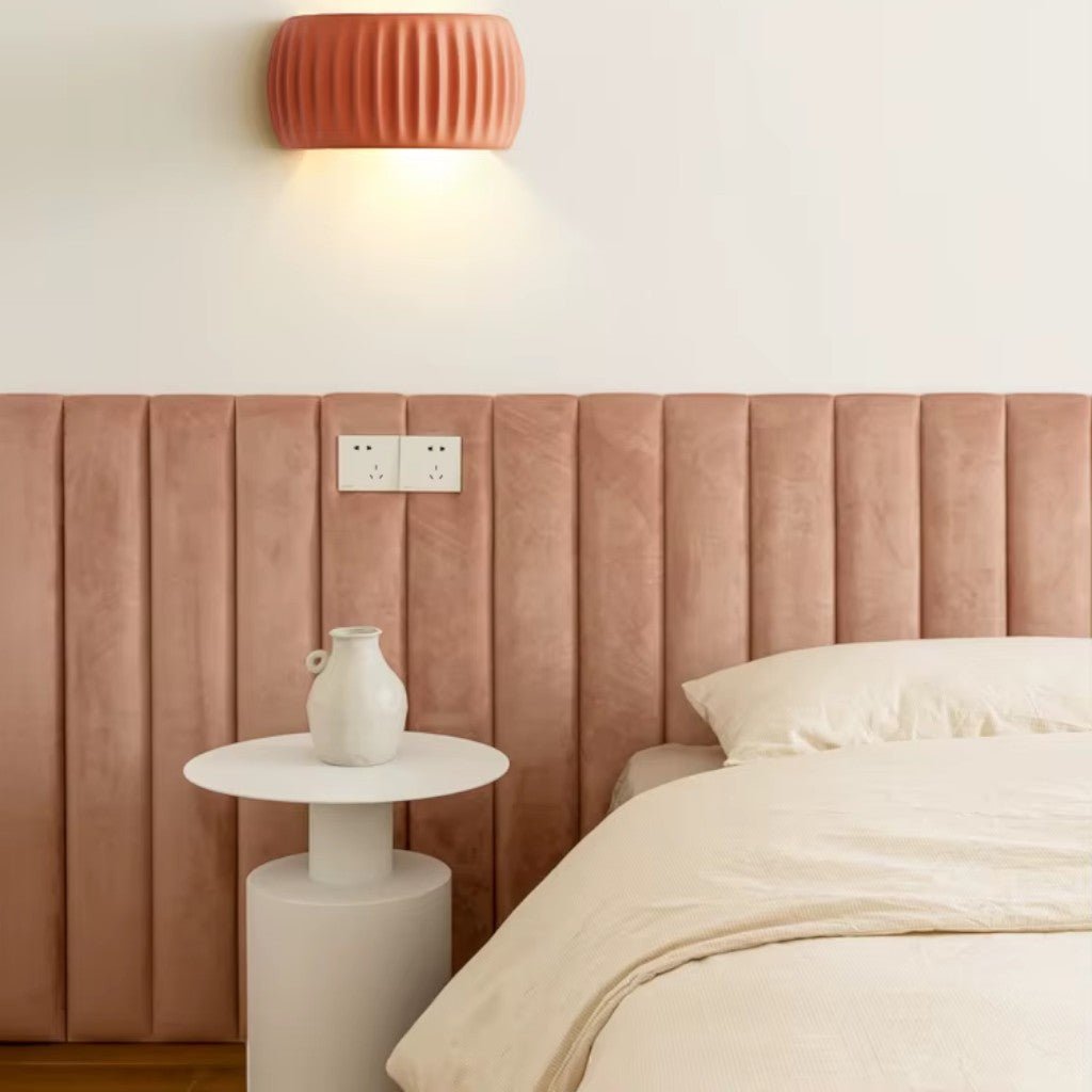 Resin Bedside Wall Light French Art Deco Style - Tegulane Global