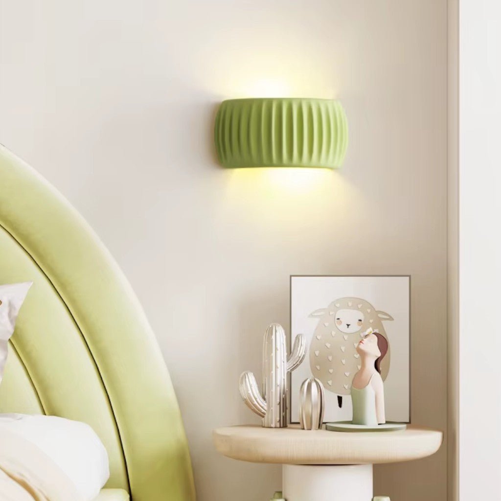 Resin Bedside Wall Light French Art Deco Style - Tegulane Global