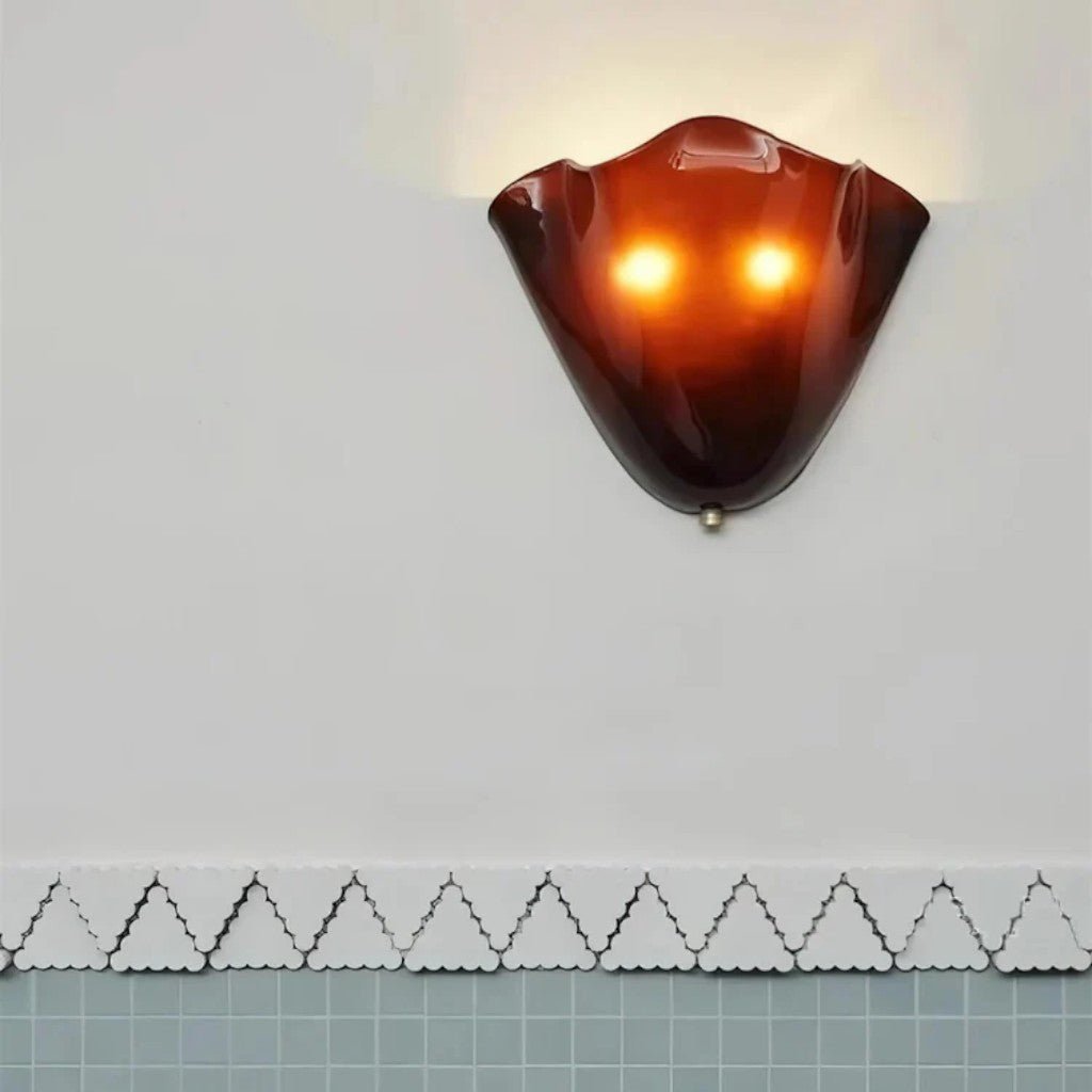 Retro Glass Shell Wall Light Sconce - Tegulane Global
