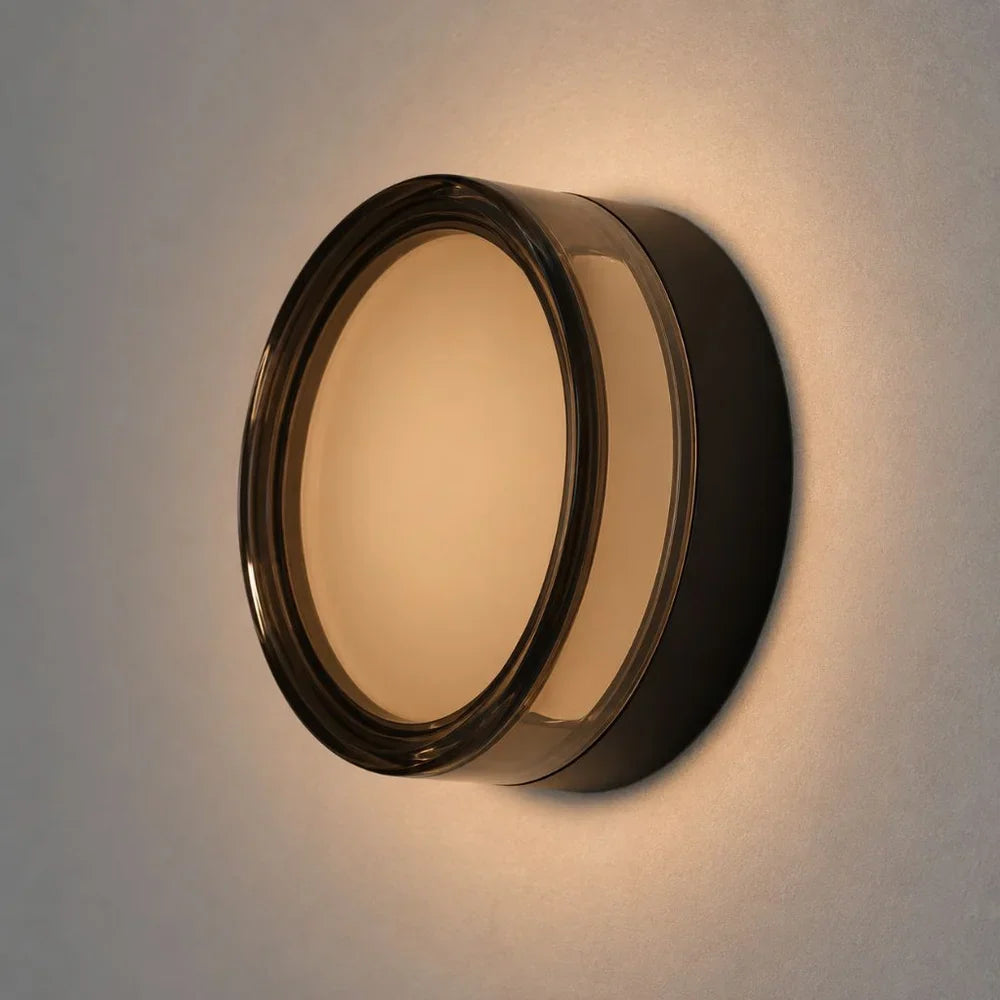 Round LED Wall Sconce IP65 CCT Switch Indoor Outdoor Lamp - Tegulane Global