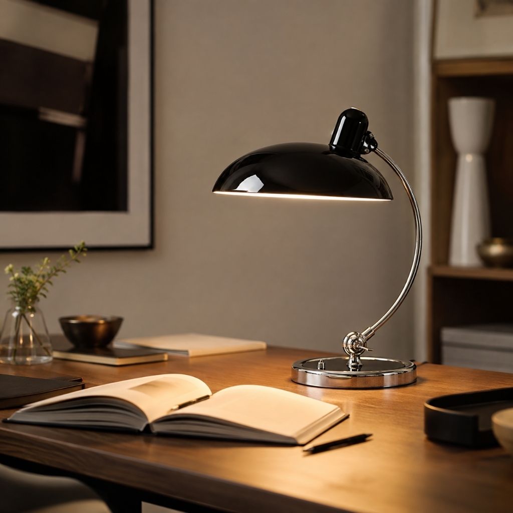 Scandinavian Metal Desk Lamp - Tegulane Global