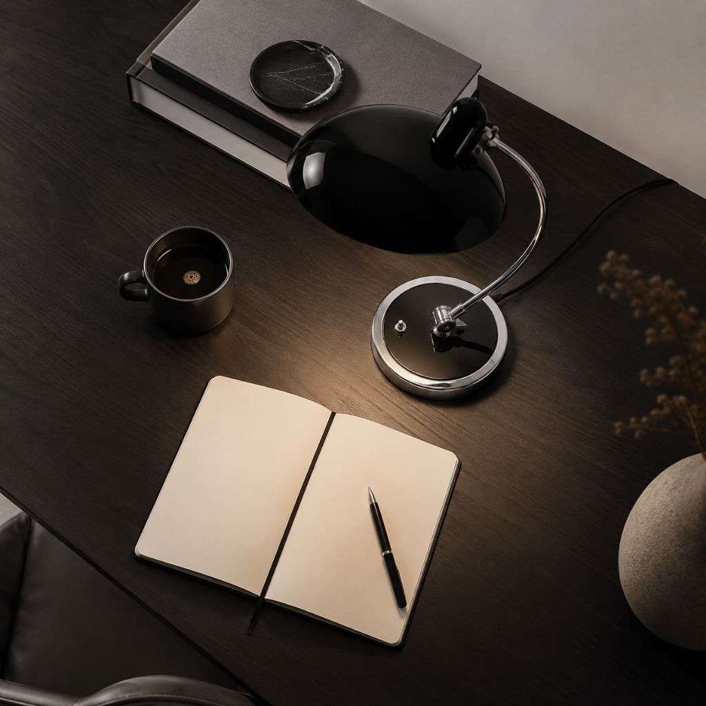 Scandinavian Metal Desk Lamp - Tegulane Global