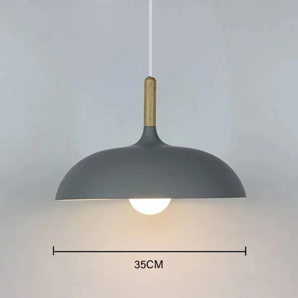 Scandinavian Oak LED Pendant Lamp - Tegulane Global