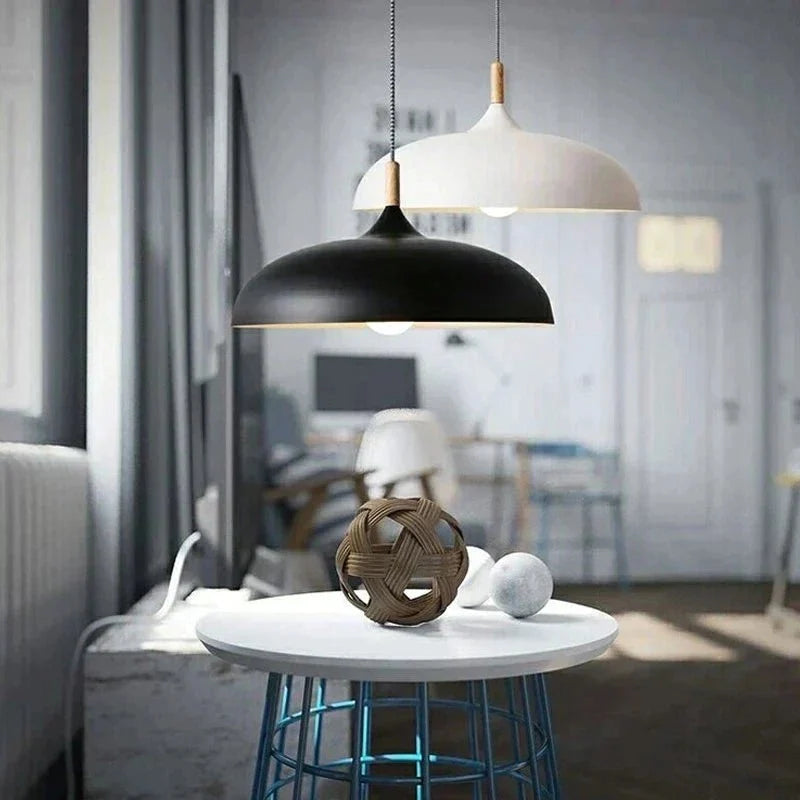 Scandinavian Oak LED Pendant Lamp - Tegulane Global