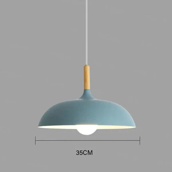 Scandinavian Oak LED Pendant Lamp - Tegulane Global