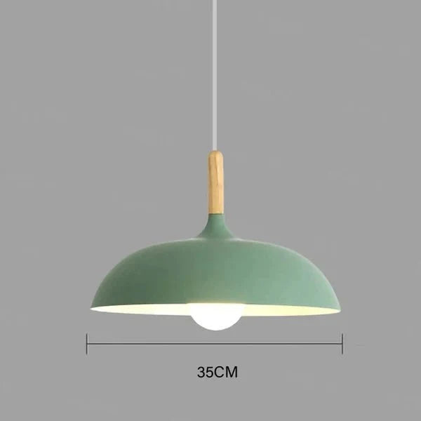 Scandinavian Oak LED Pendant Lamp - Tegulane Global