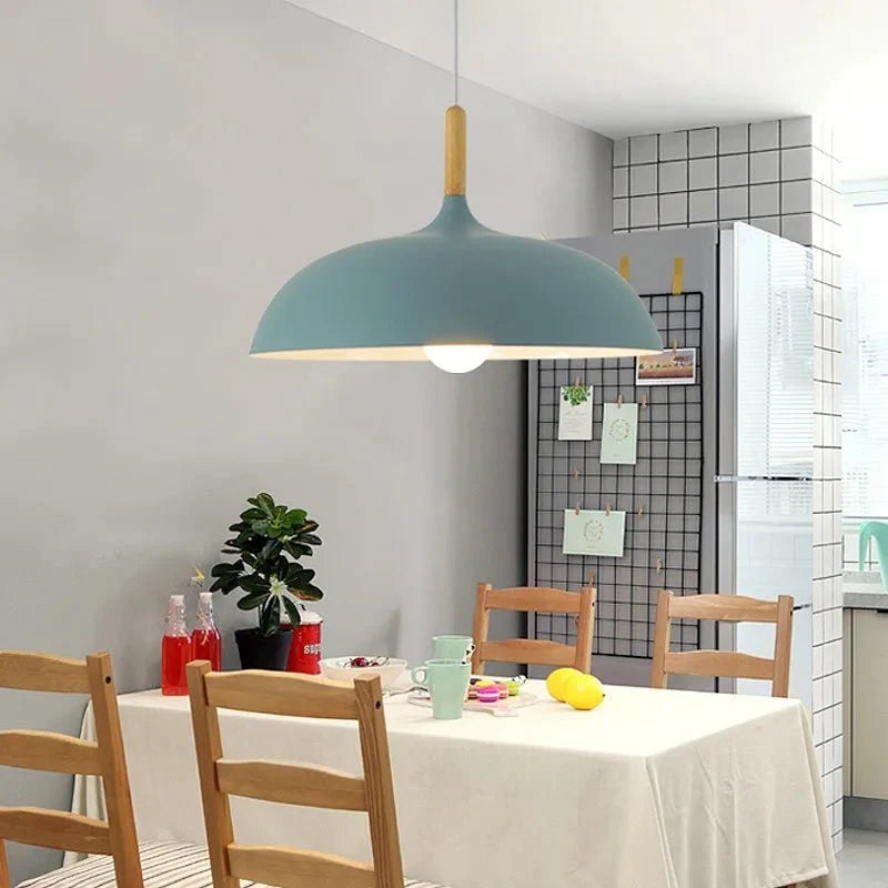 Scandinavian Oak LED Pendant Lamp - Tegulane Global