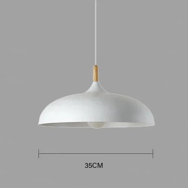 Scandinavian Oak LED Pendant Lamp - Tegulane Global