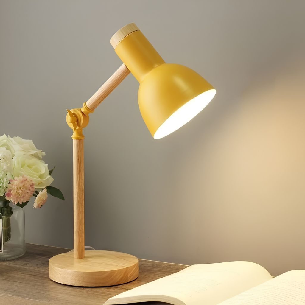 Scandinavian Wooden LED Desk Lamp - Tegulane Global