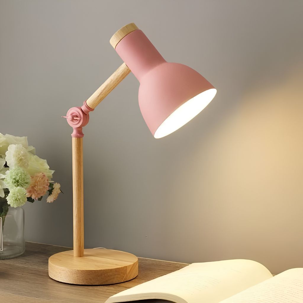 Scandinavian Wooden LED Desk Lamp - Tegulane Global